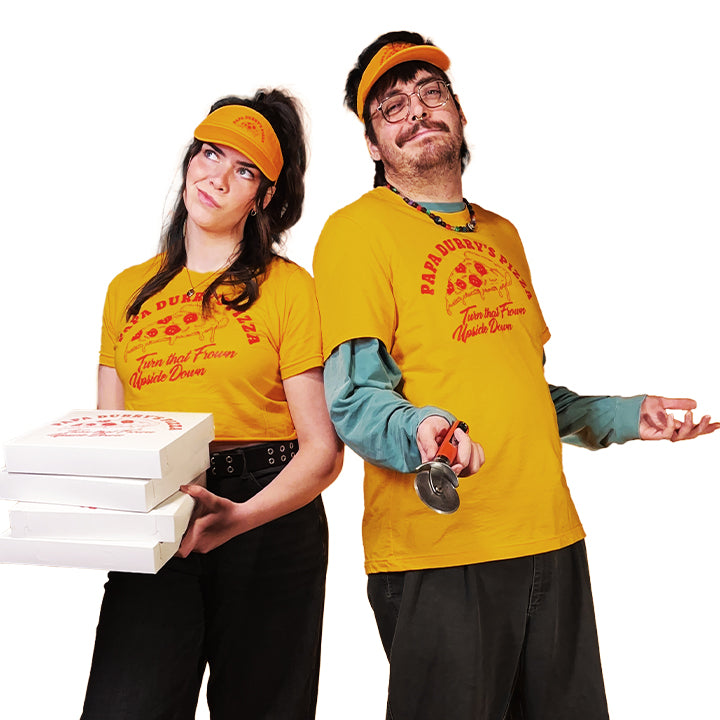 Papa Durry’s employee of the month (T-Shirt + Visor Bundle)
