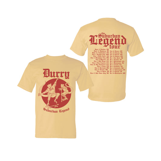 2023 Suburban Legend Tour Tee (Light Yellow)